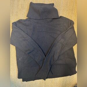 Anthropologie Charcoal Knit Pullover